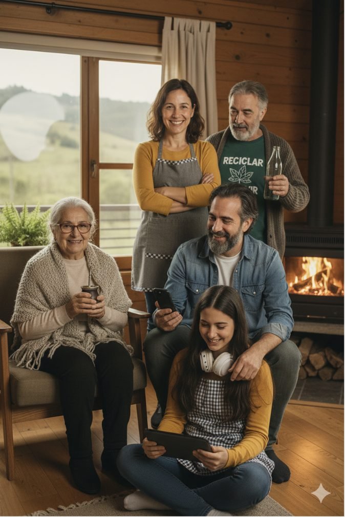 La familia Campos Molina.